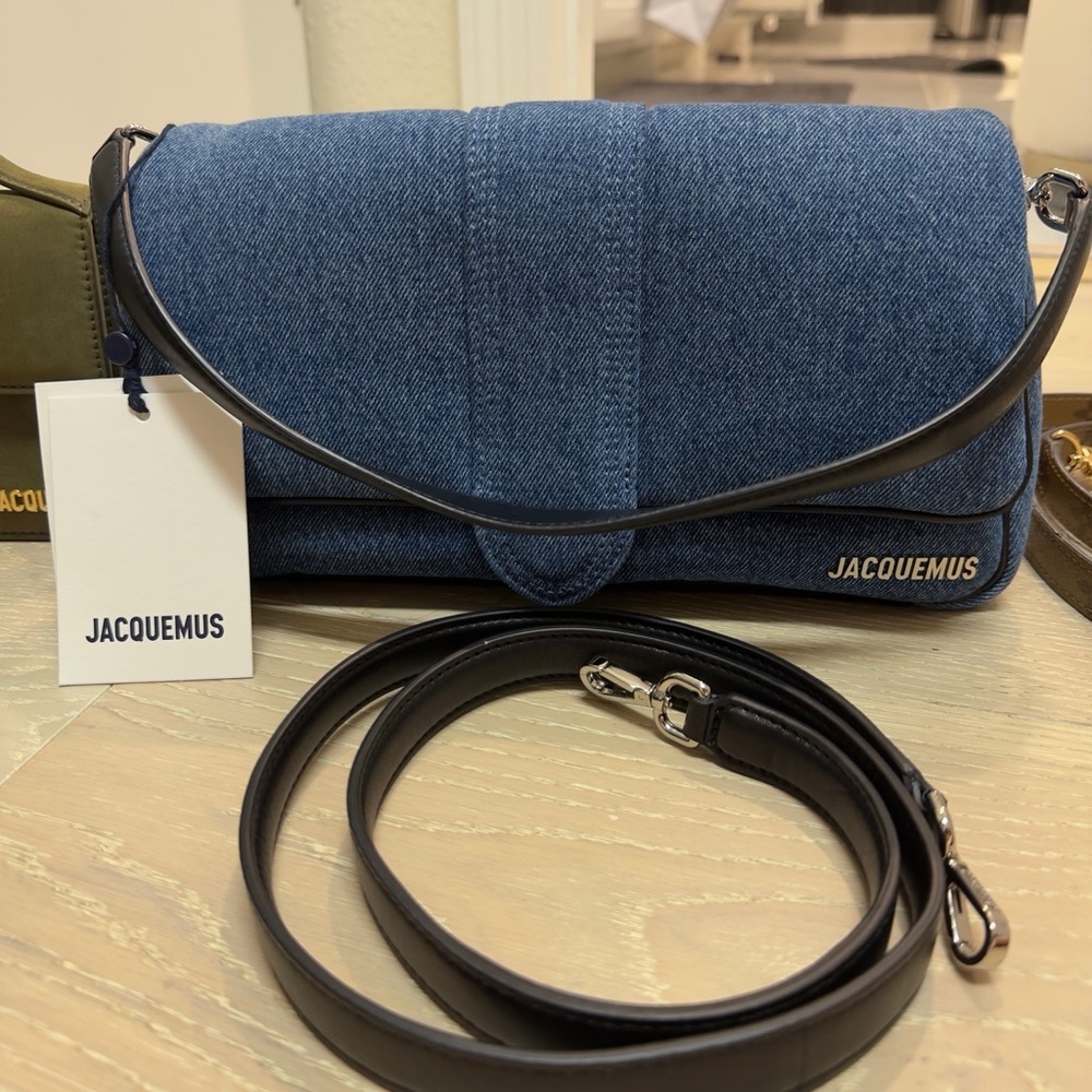 Jacquemus Denim Blue Crossbody Bag